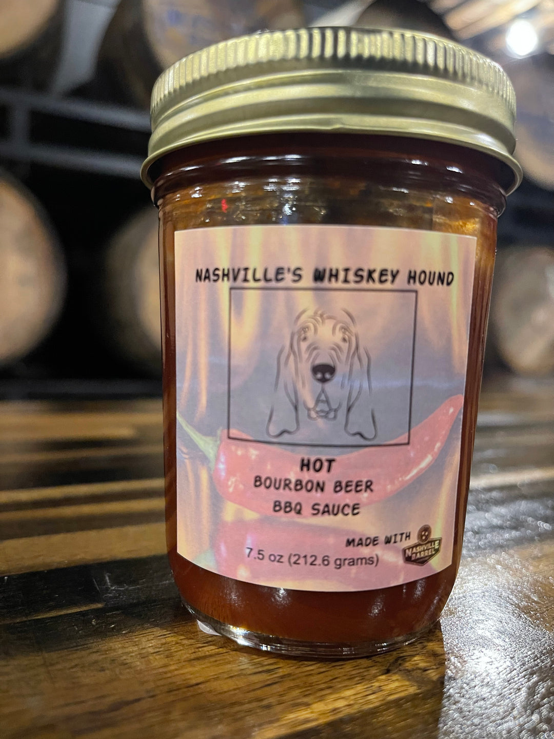 Nashville's Whiskey Hound - Hot Bourbon BBQ Sauce - 7.5oz