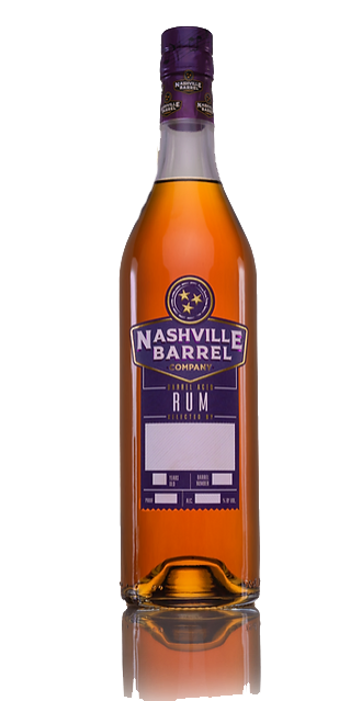 Nashville Barrel Co Single Barrel Rum Barrel Proof - Custom - Label